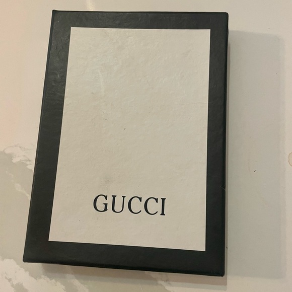 Gucci black Micro Guccisimma embossed leather men’s wallet NEW - Picture 5 of 5